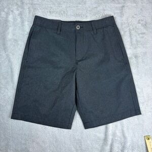 Under Armour Shorts Men 30 Showdown Golf Flat Front Gray Stretch Heathered NEW